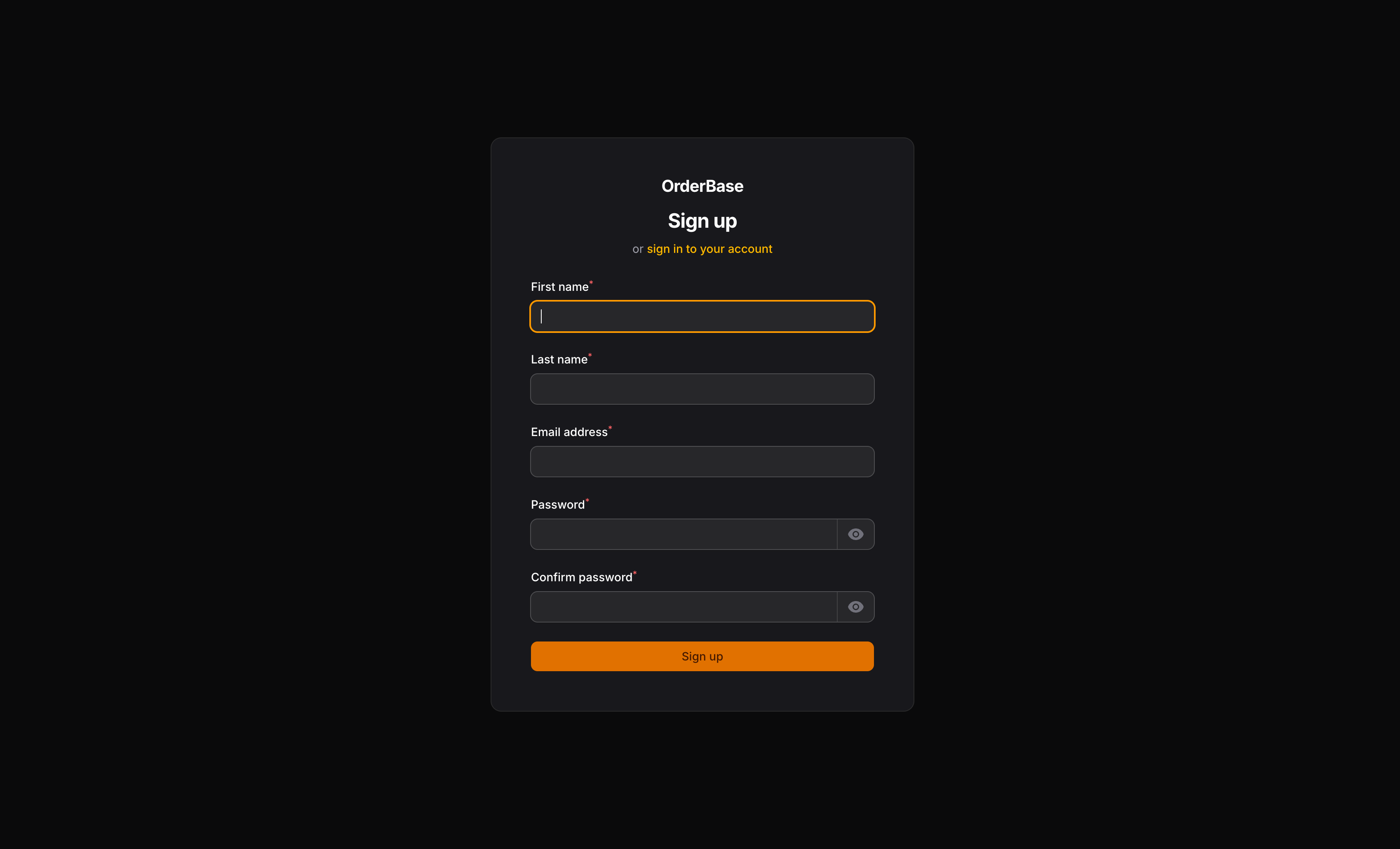 User registration with first name or custom fields